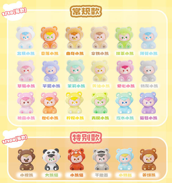 DIUDIU BABY あなたのくまちゃんシリーズ トレーディング