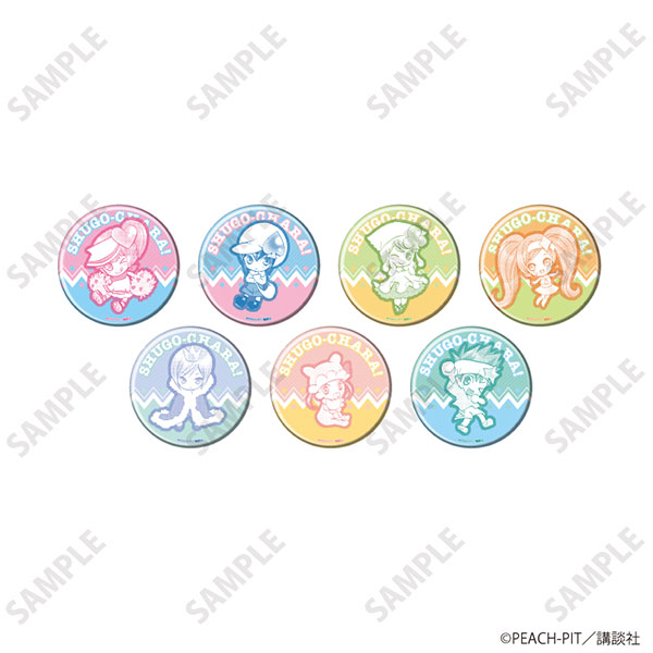缶バッジ「しゅごキャラ！」25/しゅごキャラver. 公式イラストA