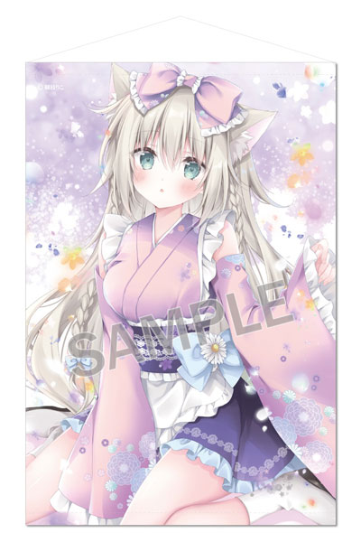 梱枝りこ B2タペストリー 和メイドまろんちゃんExtraEdition（再販）[ブレンドリーム]《０１月予約》