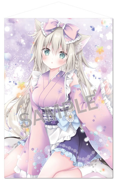 梱枝りこ B1タペストリー 和メイドまろんちゃんExtraEdition（再販）[ブレンドリーム]《０１月予約》