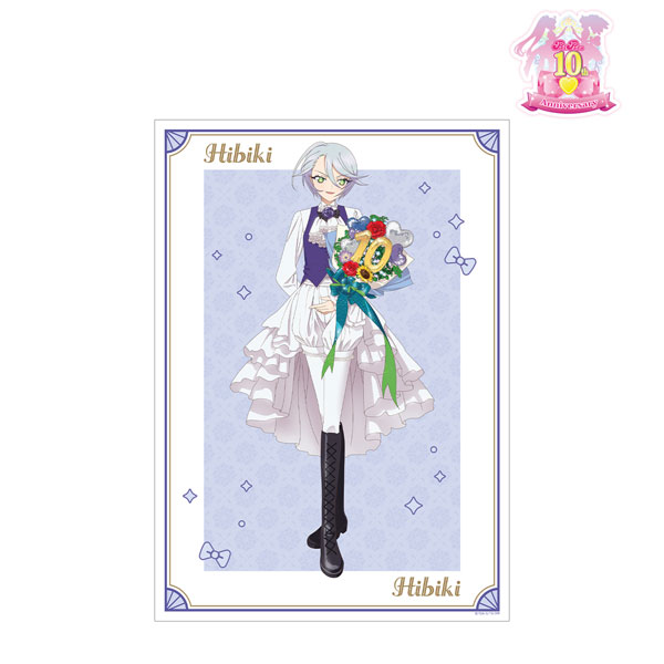 プリパラ 10周年 花まつり 書き下ろしA3マット加工ポスター セット プリパラ10周年 描き下ろし 紫京院ひびき 花まつりver. A3マット加工