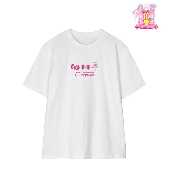 プリパラ10周年 SoLaMi・SMILE モチーフTシャツ ver.A メンズ XXL[アルマビアンカ]《在庫切れ》