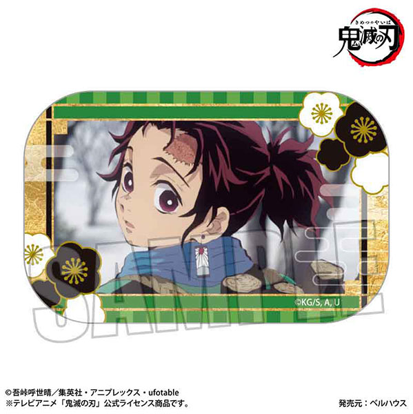 鬼滅の刃 スクエア缶バッジ 炭治郎 テレビアニメ「鬼滅の刃」無限列車編 メモリーズスクエア缶
