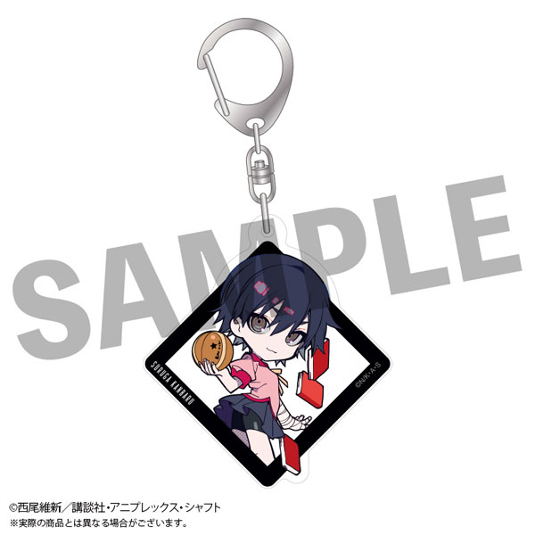 物語シリーズ×望月けい ちびキャラアクリルキーホルダー 神原駿河[DMM.com]