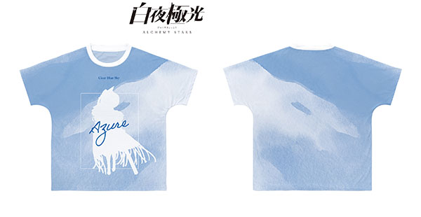 Tシャツ　由崎司 Ani-Art aqua label フルグラフィックTシャツ ver.B ホワイト×ピンク ユニセックスLサイズ 「トニカクカワイイ」 トニカクカワイイ - 由崎 司 原作イラスト Tシャツ ver.B/メンズ
