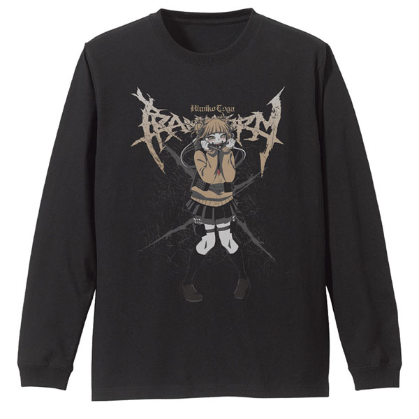 TVアニメ『僕のヒーローアカデミア』 トガヒミコ 袖リブロングスリーブTシャツ/BLACK-XL（再販）[コスパ]《０５月予約》