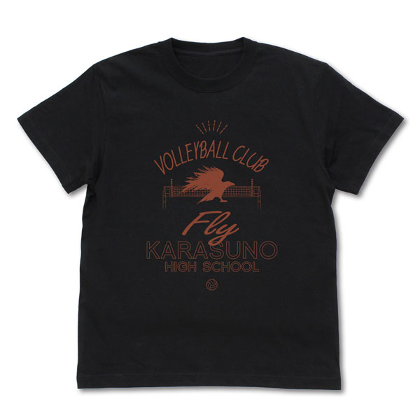 ハイキュー！！ 烏野高校排球部 アイコンマークカレッジ Tシャツ