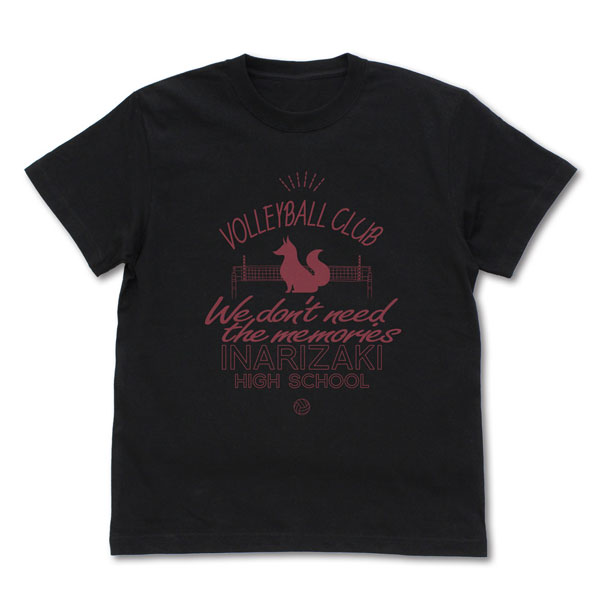 ハイキュー!!　稲荷崎　Tシャツ　ブラック 稲荷崎高校バレーボール部 Tシャツ [ハイキュー!! TO THE TOP