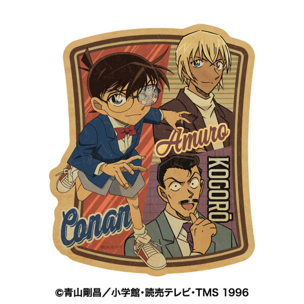 名探偵コナン トラベルステッカー 3.コナン＆小五郎＆安室[エンスカイ]