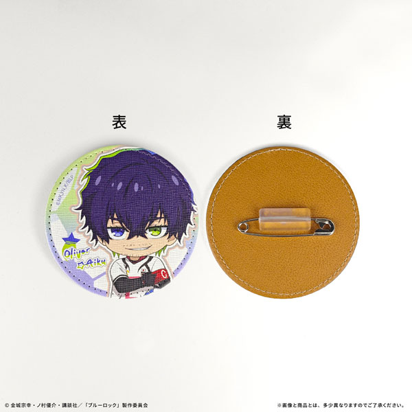 AFORCE×DRAGON HORSE ブルーロック(2期) BIGレザーバッジ オリヴァ・愛空[ドラゴンホース]
