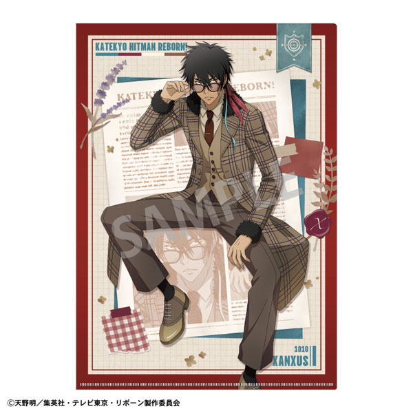 家庭教師ヒットマンREBORN！ A4シングルクリアファイル XANXUS 英国ファッション[カミオジャパン]