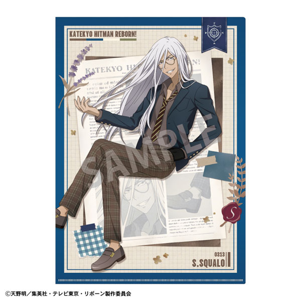 家庭教師ヒットマンREBORN！ A4シングルクリアファイル スペルビ・スクアーロ 英国ファッション[カミオジャパン]
