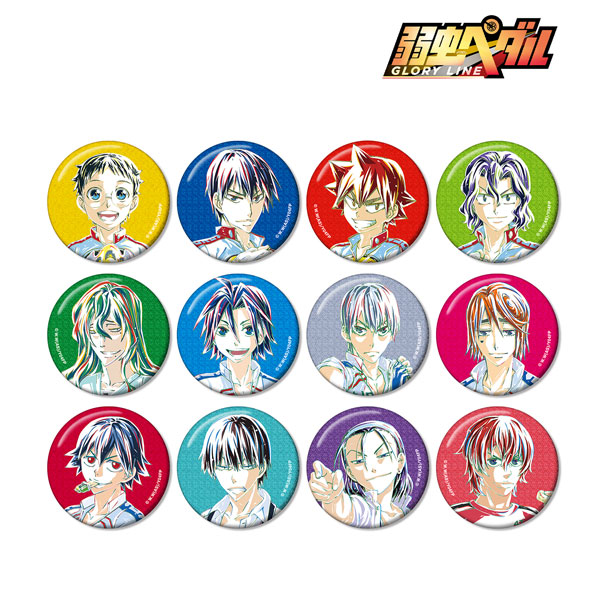 弱虫ペダル GLORY LINE トレーディング Ani-Art グリッター缶バッジ 12個入りBOX[アルマビアンカ]《０６月予約》