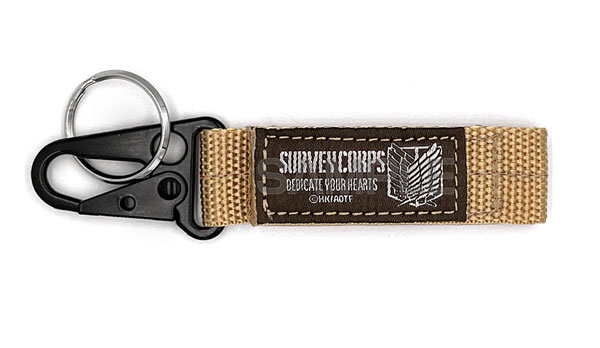 進撃の巨人 調査兵団 ミリタリーキーホルダー[コスパ]《発売済・在庫品》