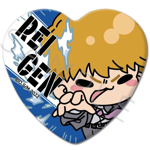 モブサイコ100 霊幻新隆　ハート　缶バッジ TVアニメ『モブサイコ100 III』 第2弾 ハート型缶バッジ MB (霊幻新隆