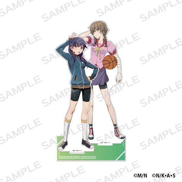 化物語×STEINS；GATE BIGアクリルスタンドセット 神原駿河×阿万