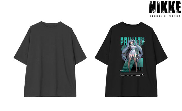 勝利の女神：NIKKE LOVECACAOさんイラスト プリバティ タクティカルファッションver. BIGシルエットTシャツ XL[アルマビアンカ]《在庫切れ》