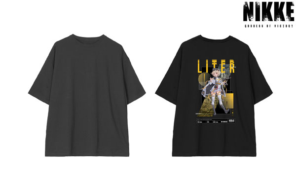 勝利の女神：NIKKE LOVECACAOさんイラスト リター タクティカルファッションver. BIGシルエットTシャツ L[アルマビアンカ]《在庫切れ》