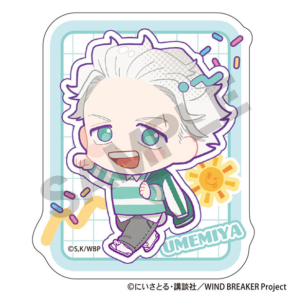 WIND BREAKER アクリルクリップ 梅宮一 アメリカンポップ WIND BREAKER アクリルクリップ 梅宮一 アメリカンポップ