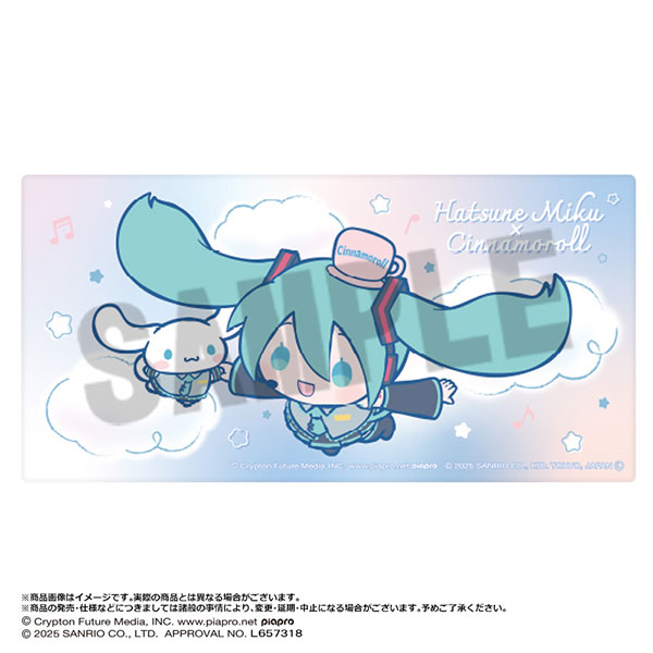 さよりイラスト展　A3デスクマット　メイプル　シナモン 初音ミク×シナモロール デスクマット（12個入） | サンリオ