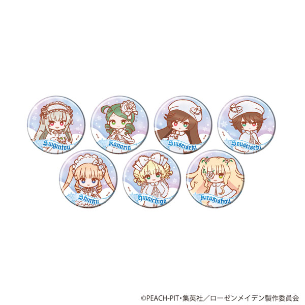 缶バッジ「ローゼンメイデン」13/レトロアートイラスト 7個入り