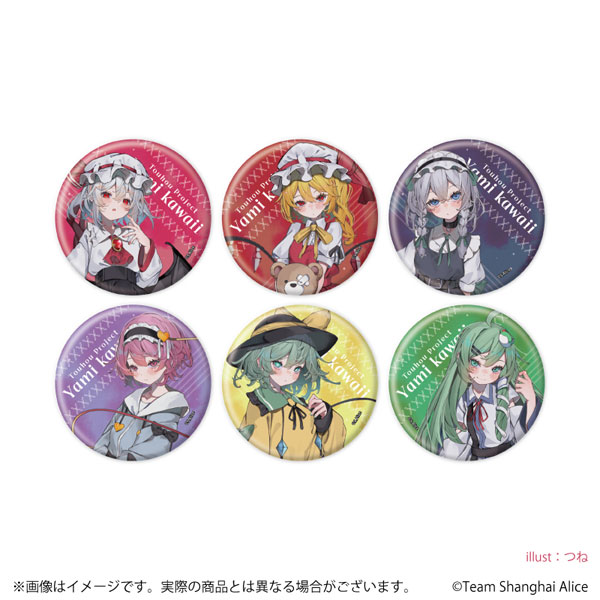 缶バッジ「東方Project」03/病みかわいいver. 描き起こし