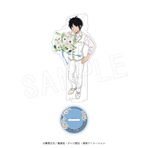 ワールドトリガー アクリルフィギュアスタンド Bouquet ver　３点セット グッズ-スタンドポップ】ワールドトリガー アクリルフィギュア