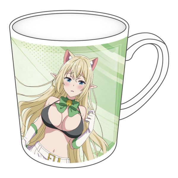 Sランクモンスターの≪ベヒーモス≫だけど、猫と間違われてエルフ娘の騎士として暮らしてます マグカップ アリア[みどびよ！]《在庫切れ》