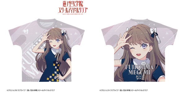 藤島慈　フルグラフィックTシャツ 蓮ノ空女学院スクールアイドルクラブ』フルグラフィックTシャツ 藤島