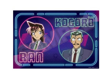 名探偵コナン Neon Light A3クリアポスター 毛利蘭＆毛利小五郎[ラムネラボ]