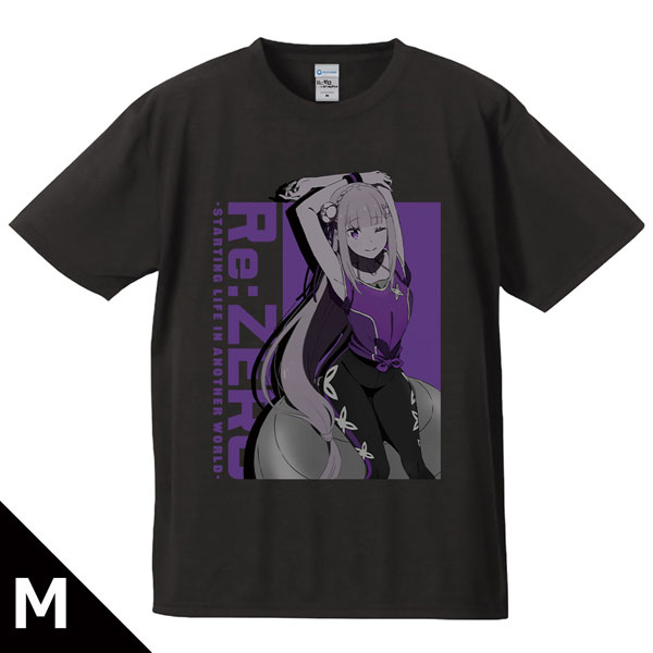 Re：ゼロから始める異世界生活 Tシャツ エミリア Mサイズ（再販）[アズメーカー]《在庫切れ》