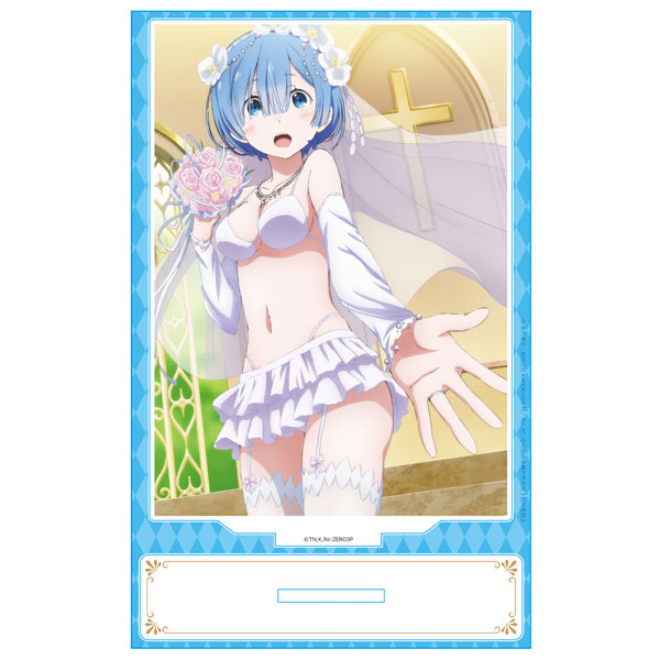 Re：ゼロから始める異世界生活 アクリルキャラスタンド レム ウェディングドレスver.[アズメーカー]《０５月予約》