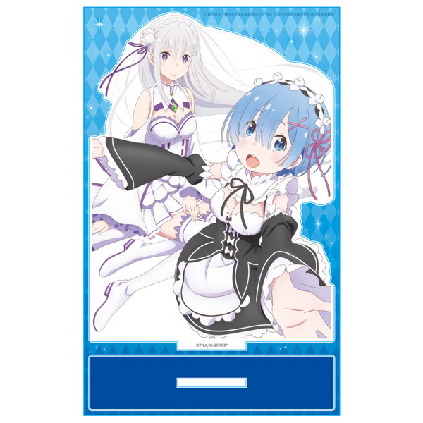 Re：ゼロから始める異世界生活 アクリルキャラスタンド エミリア＆レム[アズメーカー]《０５月予約》