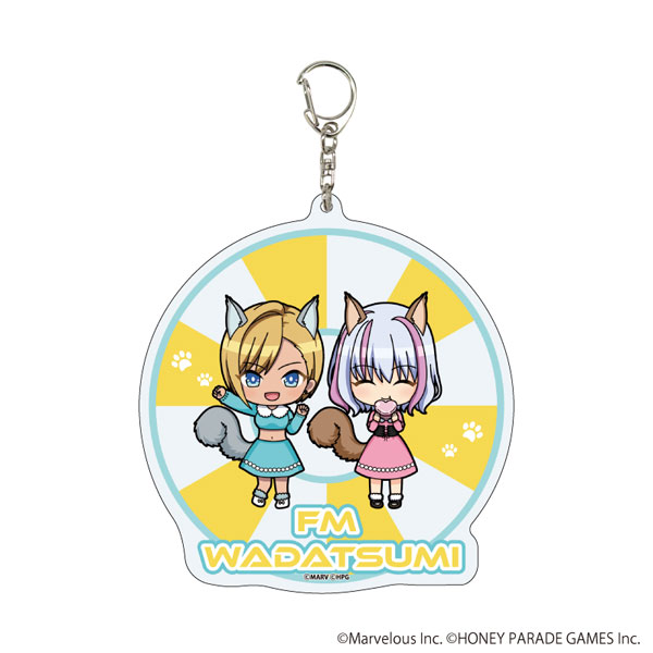 デカアクリルキーホルダー「ドルフィンウェーブ」11/FMワダツミ デカアクリルキーホルダー「ドルフィンウェーブ」11/FMワダツミ