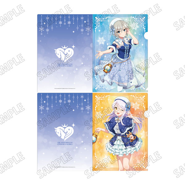「アイドルマスター シンデレラガールズ」 描き下ろしクリアファイルセット スノードームver. A[メディコス・エンタテインメント]《発売済・在庫品》