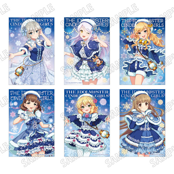 「アイドルマスター シンデレラガールズ」 描き下ろしイラストカードセット スノードームver.[メディコス・エンタテインメント]《発売済・在庫品》