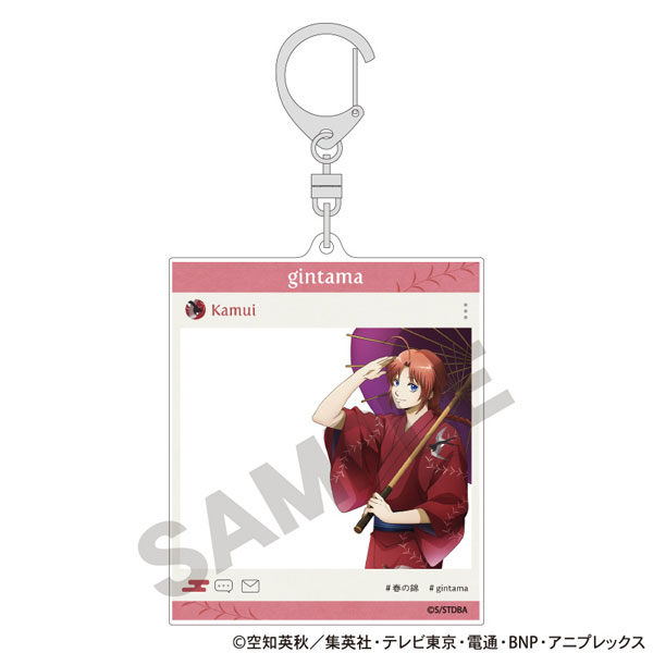 銀魂 神威 キャンプ アクリルキーホルダー キーホルダー