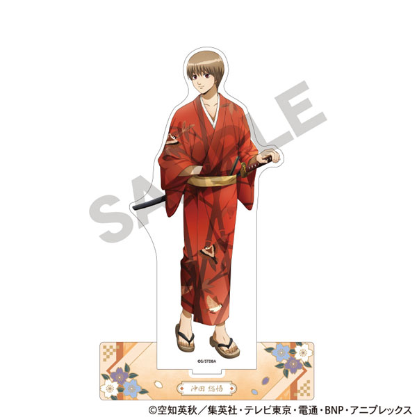 即決 銀魂 沖田総悟 神楽 アクリルプレート アクリルスタンド