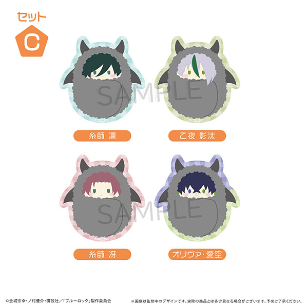 ブルーロック くるみたぴぬいステッカーセット(悪魔Ver.) C[タピオカ]