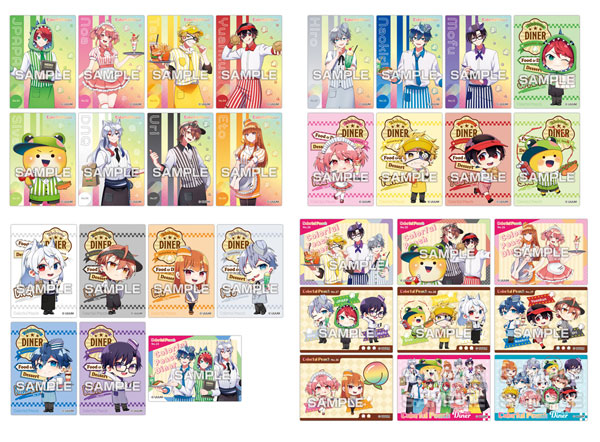 カラフルピーチ クリアカードコレクションガム カラピチダイナー 16パック入りBOX (食玩)[エンスカイ]《０６月予約》