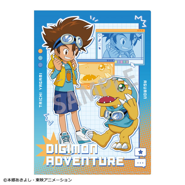 在庫処分 激安 デジモンアドベンチャー A4シングルクリアファイル 八神太一 ポスター