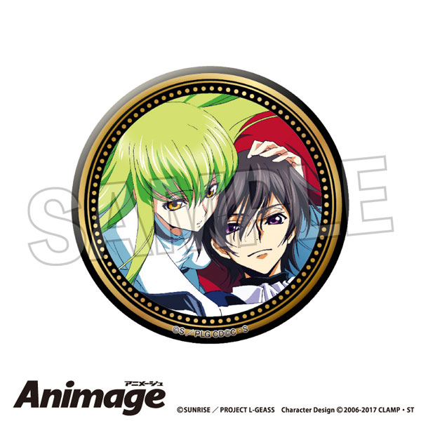 コードギアス 反逆のルルーシュ Animageギラギラ缶バッジ vol.2