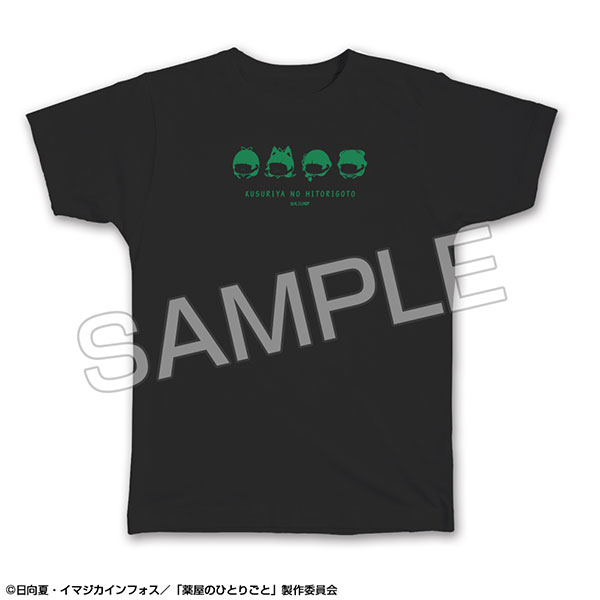 薬屋のひとりごと Tシャツ 黒 アニメT オフィシャル TVアニメ『薬屋のひとりごと』 Tシャツ Mサイズ[ライセンス