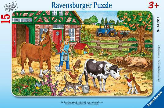 ジグソーパズル Ravensburger パズル 楽しい農場 15ピース