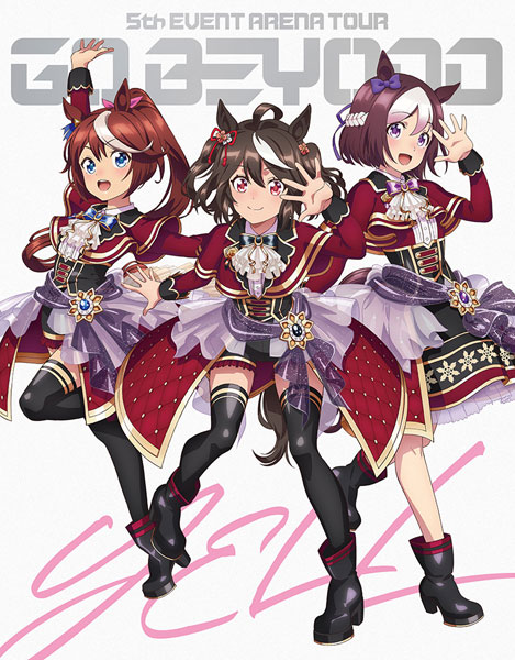 ウマ娘　トウカイテイオー　5th YELL　缶バッジ　キービジュアル 特典】BD ウマ娘 プリティーダービー 5th EVENT ARENA TOUR GO