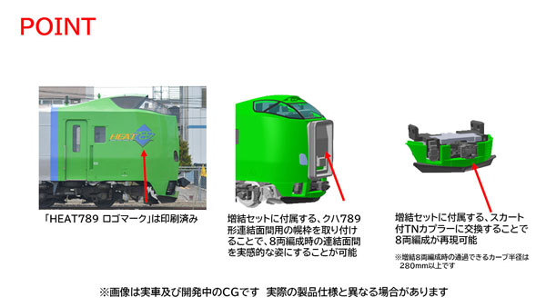 98896 JR 789-0系特急電車(スーパー白鳥)増結セット(2両)[TOMIX]《08 