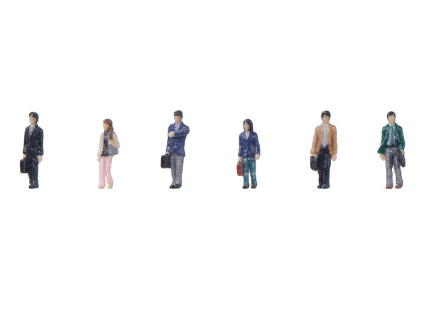 24-2001B 通勤2：歩く人B[KATO]《発売済・在庫品》