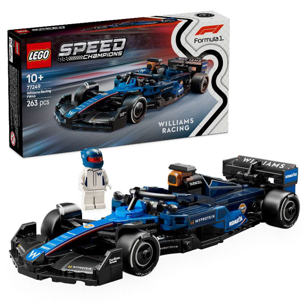 レゴ Speed Champions Williams Racing FW46 F1 レースカー (77249)[レゴジャパン]