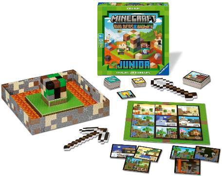 ボードゲーム マインクラフト：ビルダーズ＆バイオーム ジュニア[Ravensburger]