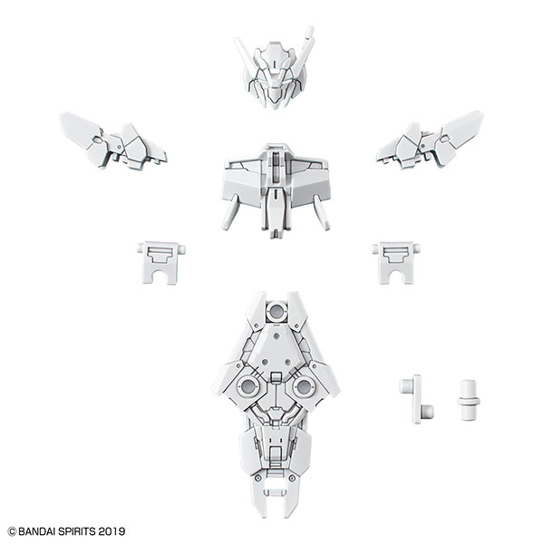 30MM 1/144 指揮官機用オプションアーマー[アルト用/ホワイト] プラモデル（再販）[BANDAI SPIRITS]《０９月予約》